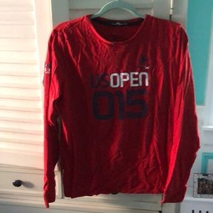 red US open t-shirt